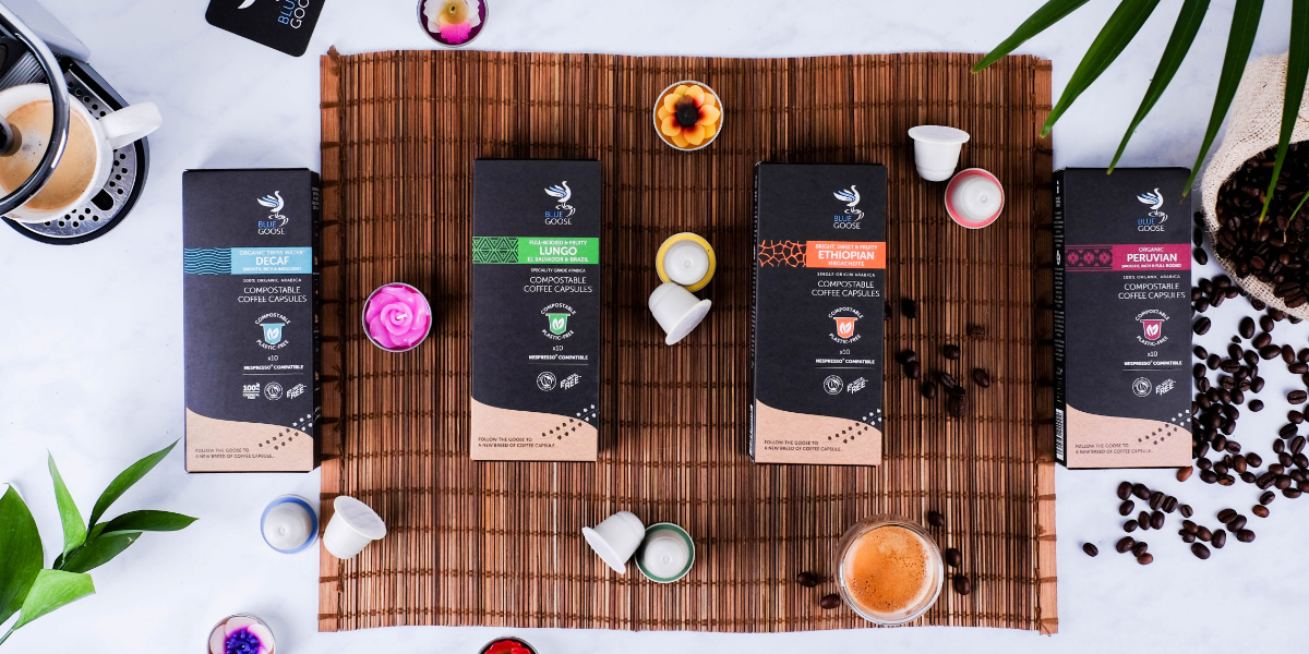 Compostable Coffee Pods Blue Goose Coffee