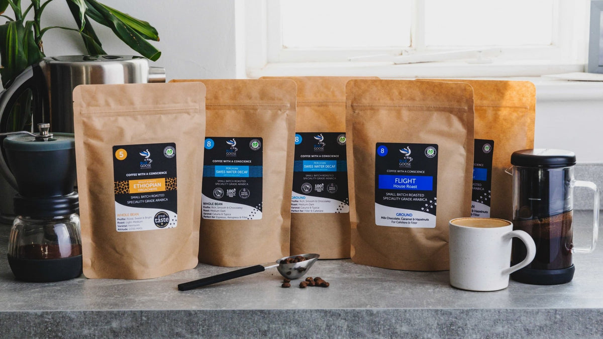 Ground & Whole Bean Coffees Blue Goose Coffee