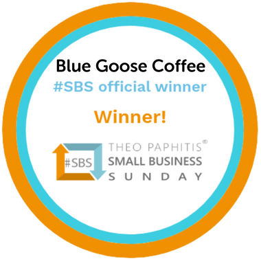 Theo Paphitis Dragons Den SBS Award for Blue Goose Coffee Pod Advent Calendar