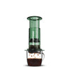 AeroPress Clear Coffee Maker (Green) - Blue Goose Coffee