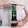 AeroPress Clear Coffee Maker (Green) - Blue Goose Coffee