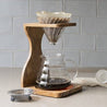 Hario V60 Olive Wood Stand Set Size 02 - Blue Goose Coffee
